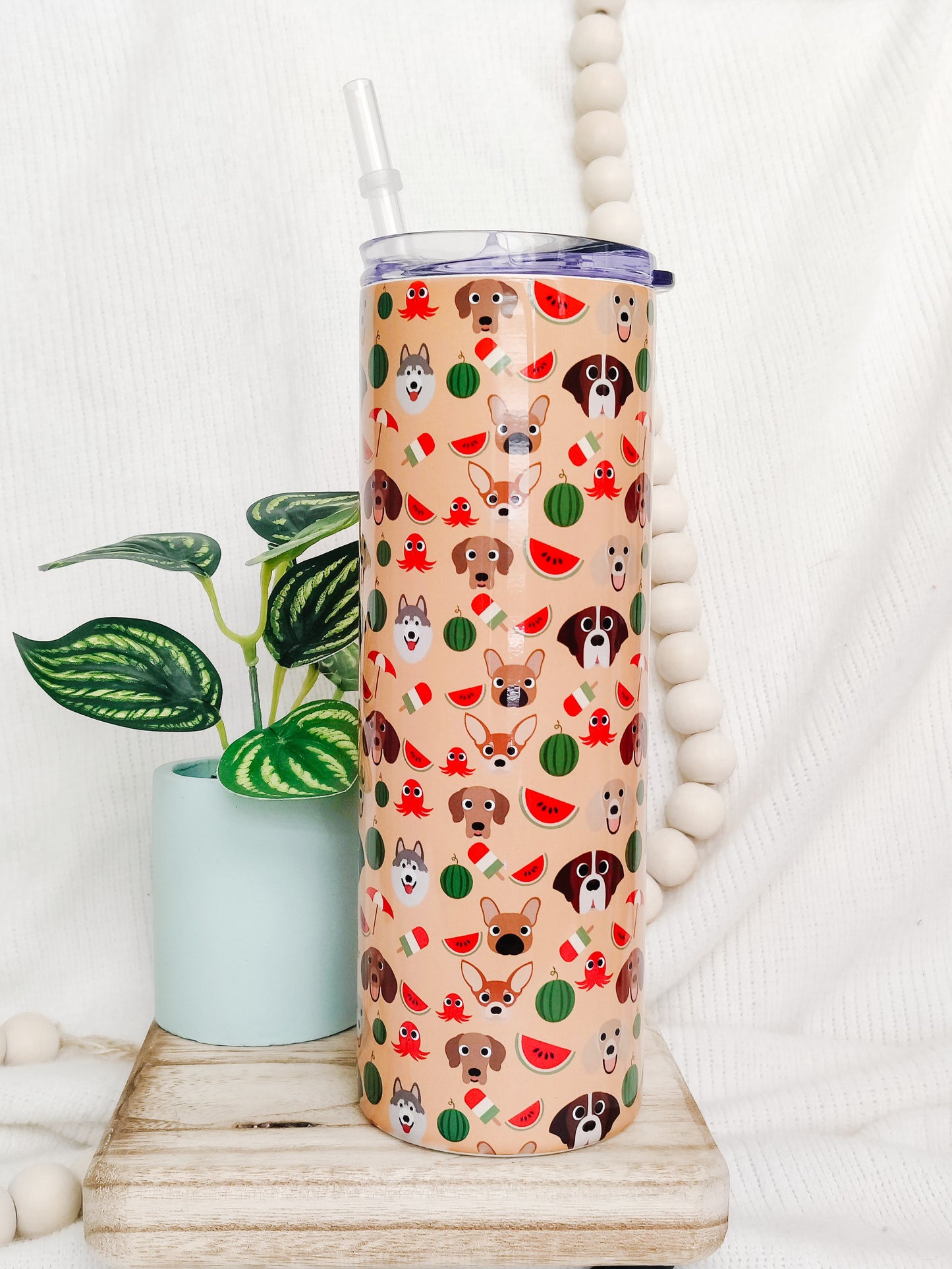 Dogs Summer 20 oz Tumbler