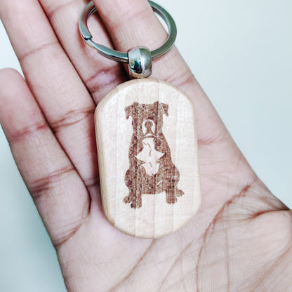 Pet Engraved Keychain