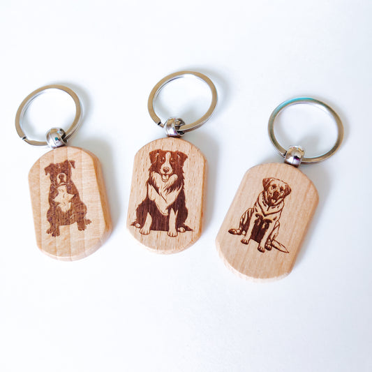 Pet Engraved Keychain