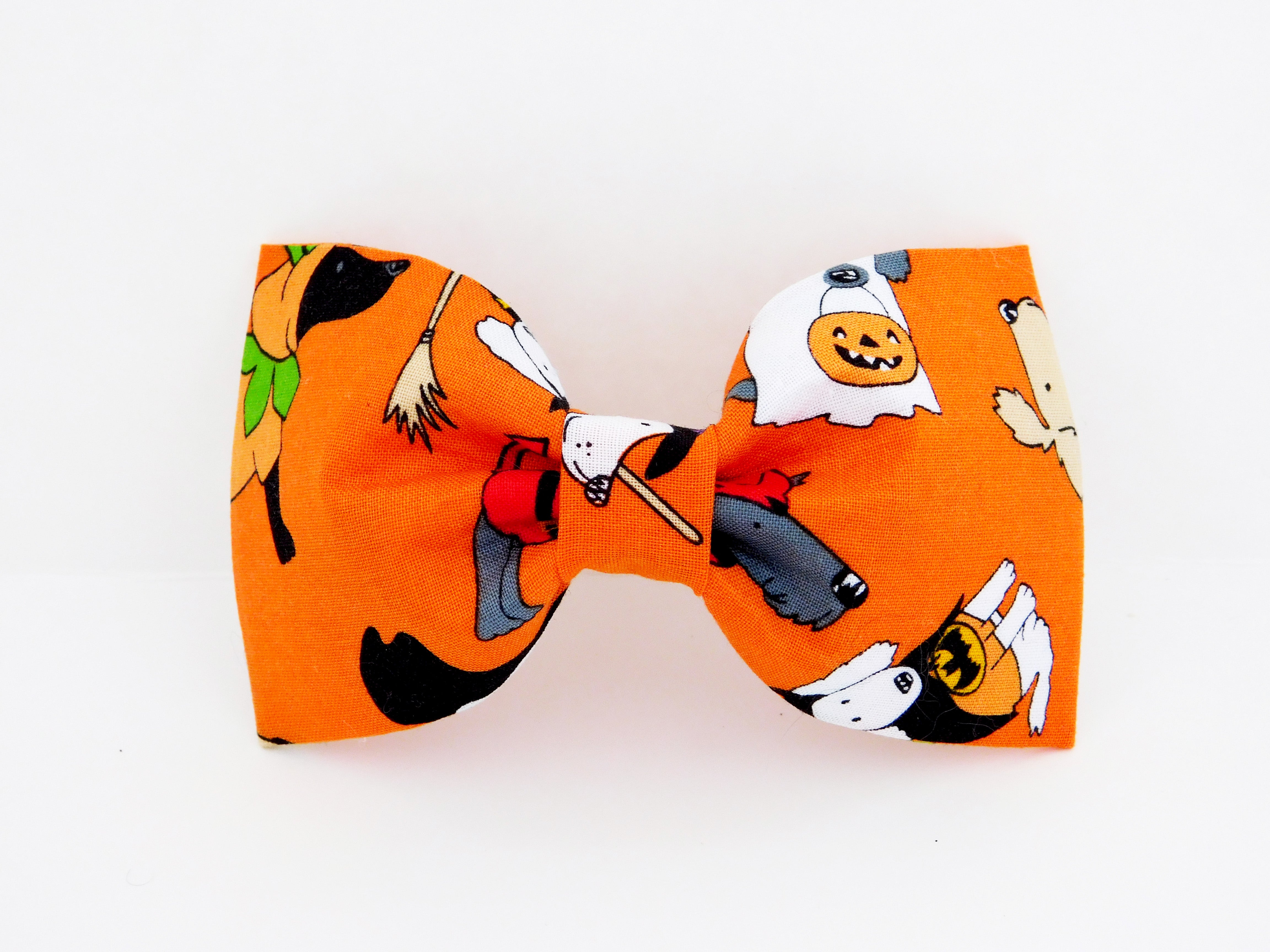 Halloween dog bow sale tie