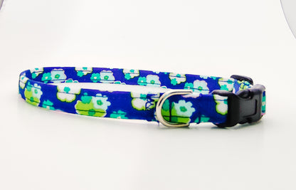 Retro Floral Dog Collar/ Cat Collar