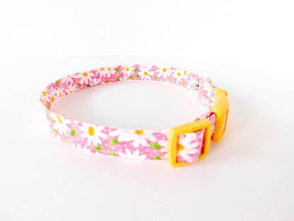 Pink Daisy Collar - Charlotte's Pet