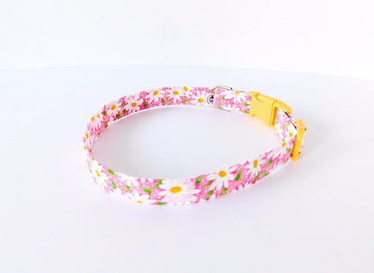 Pink Daisy Collar - Charlotte's Pet